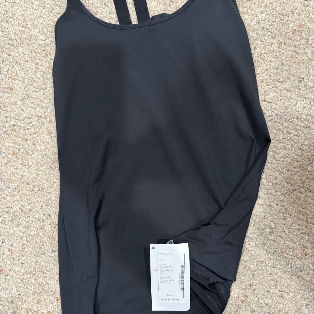 Nwt fabletics floren tank size small  black box 1